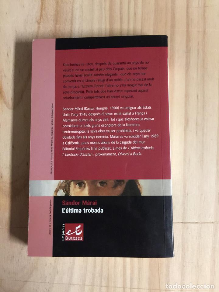 Libros de segunda mano: L&uacute;ltima trobada - S&aacute;ndor M&aacute;rai - Foto 4