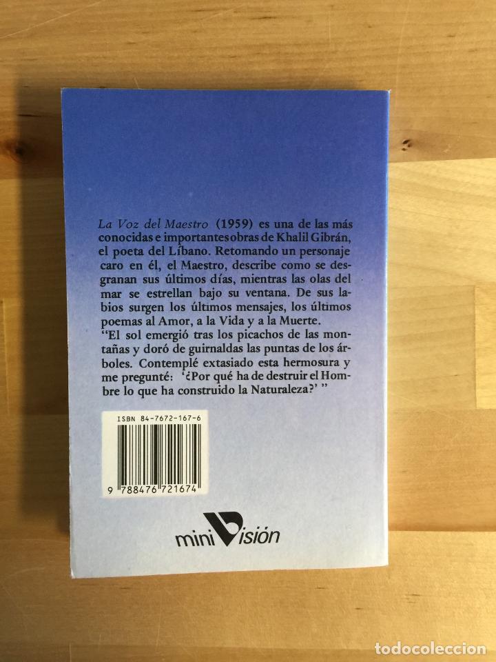 Libros de segunda mano: La voz del maestro - Khalil Gibran - Foto 4