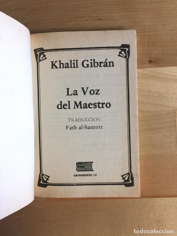 Libros de segunda mano: La voz del maestro - Khalil Gibran - Foto 5