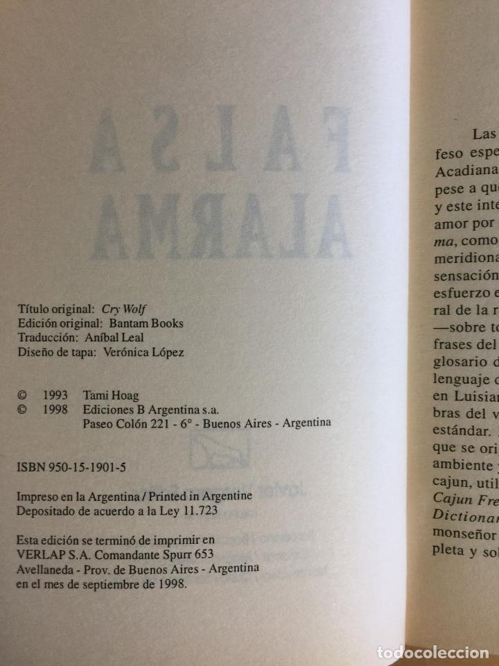 Libros de segunda mano: FALSA ALARMA - Tami Hoag - Foto 4