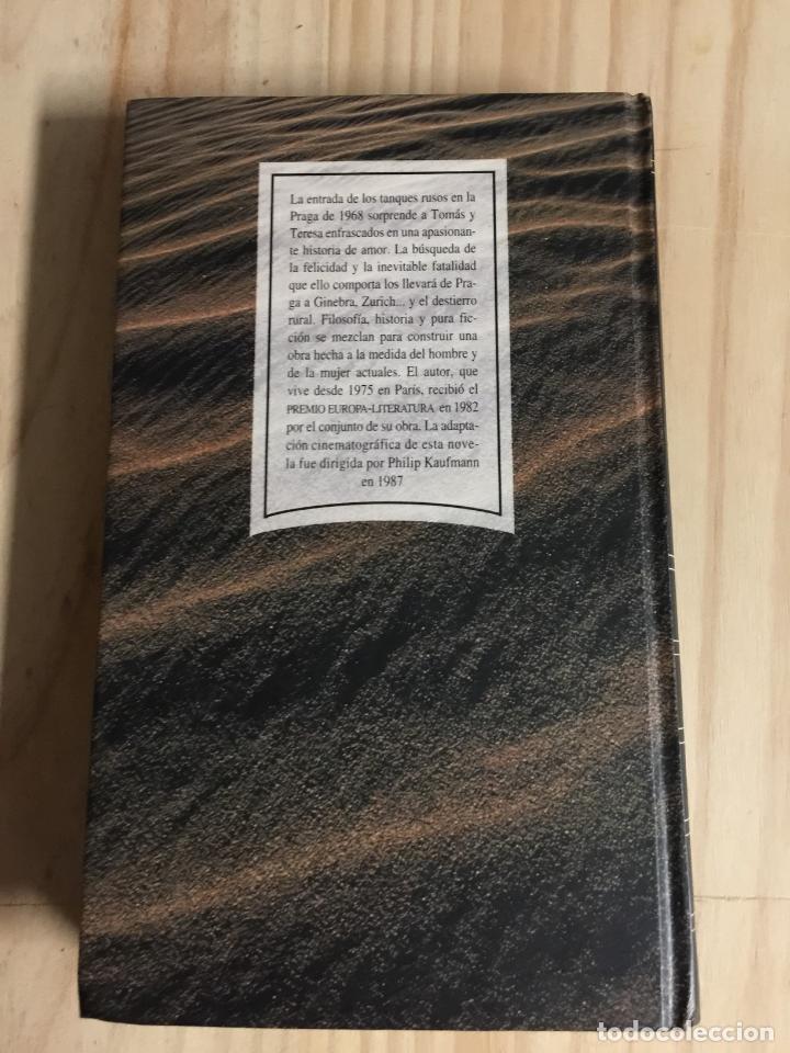 Libros de segunda mano: La insoportable levedad del ser - Milan Kundera - Foto 3