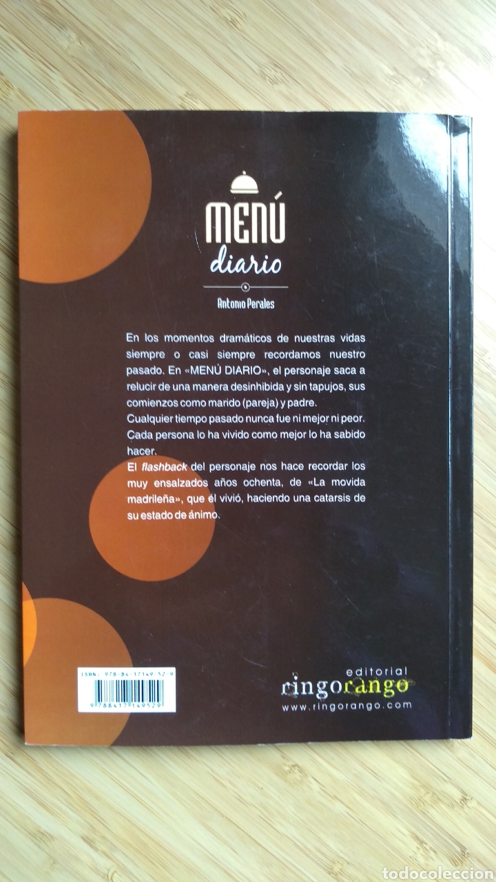 Libros de segunda mano: Men&uacute; diario - Antonio Perales - Foto 2