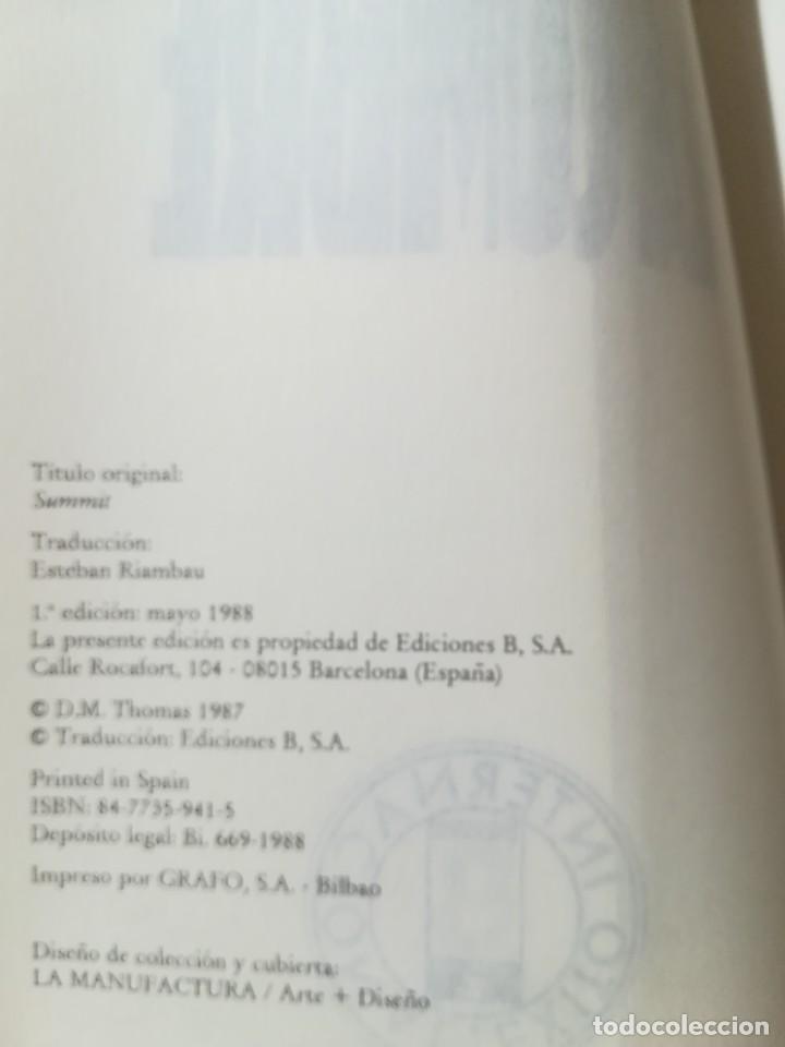 Libros de segunda mano: LA CUMBRE - D M THOMAS - EDICIONES B X+106 - Foto 5