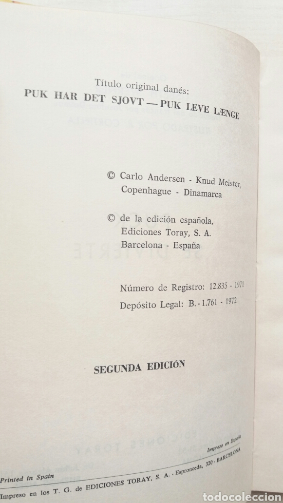 Libros de segunda mano: Puck se divierte. Lisbeth Werner. Ediciones Toray, Puck 10, 1972. - Foto 7