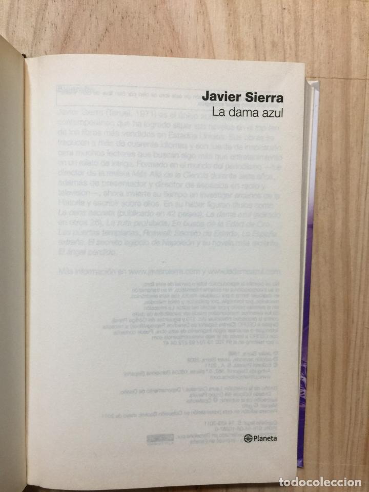Libros de segunda mano: La dama azul - Javier Sierra - Foto 4