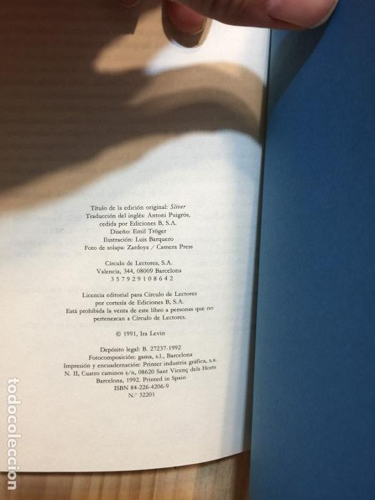 Libros de segunda mano: La astilla - Ira Levin - Foto 2