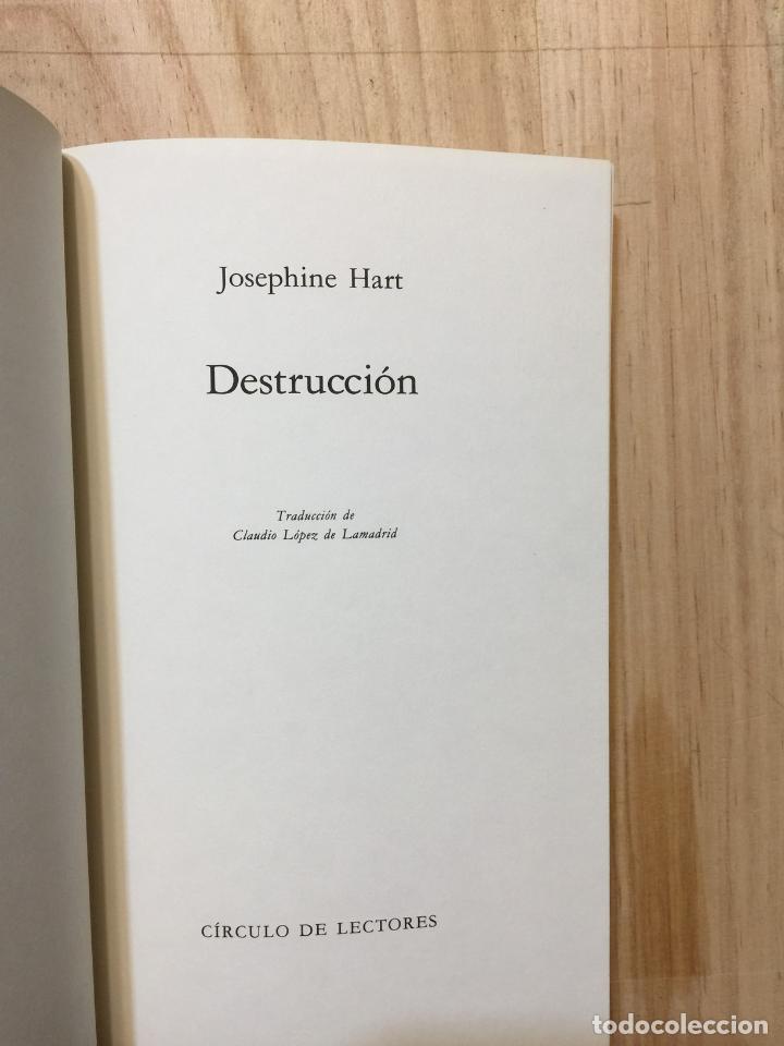 Libros de segunda mano: Destrucci&oacute;n - Josephine Hart - Foto 4