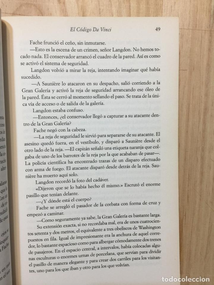 Libros de segunda mano: El c&oacute;digo Da Vinci - Dan Brown - Foto 5