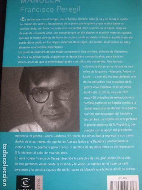Libros de segunda mano: MANUELA - FRANCISCO PEREGIL - ESPASA 2005 - Foto 3