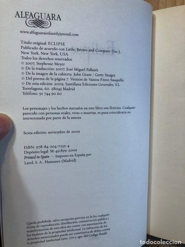 Libros de segunda mano: Eclipse - Stephenie Meyer - Foto 3