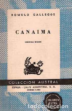 Libros de segunda mano: Gallegos, R&oacute;mulo - Canaima - Foto 1