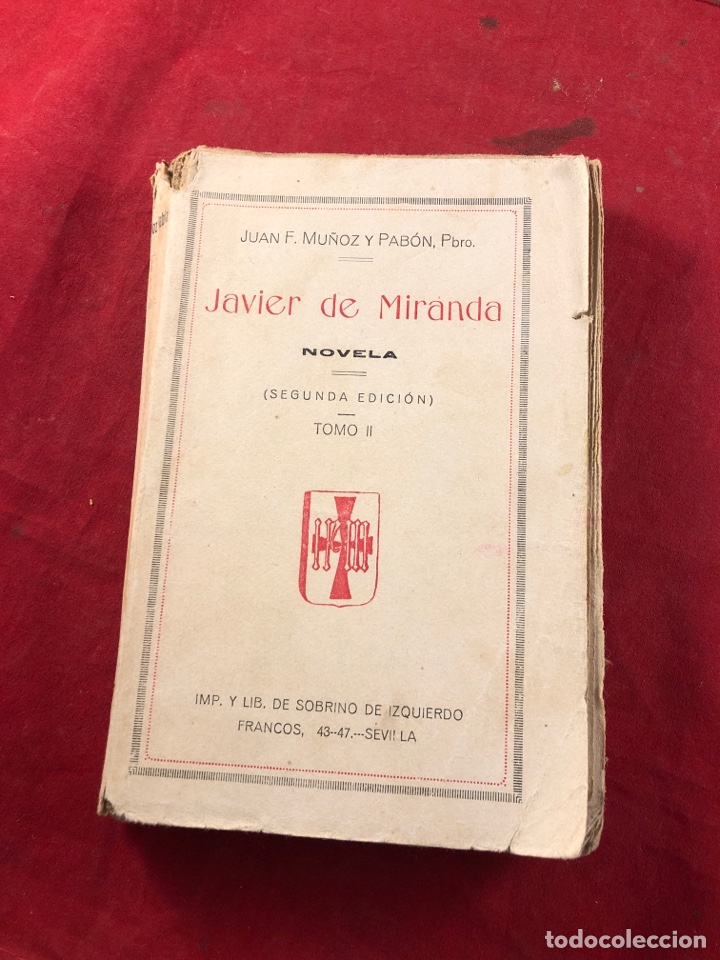 Libros de segunda mano: Javier de Miranda Novela - Foto 1