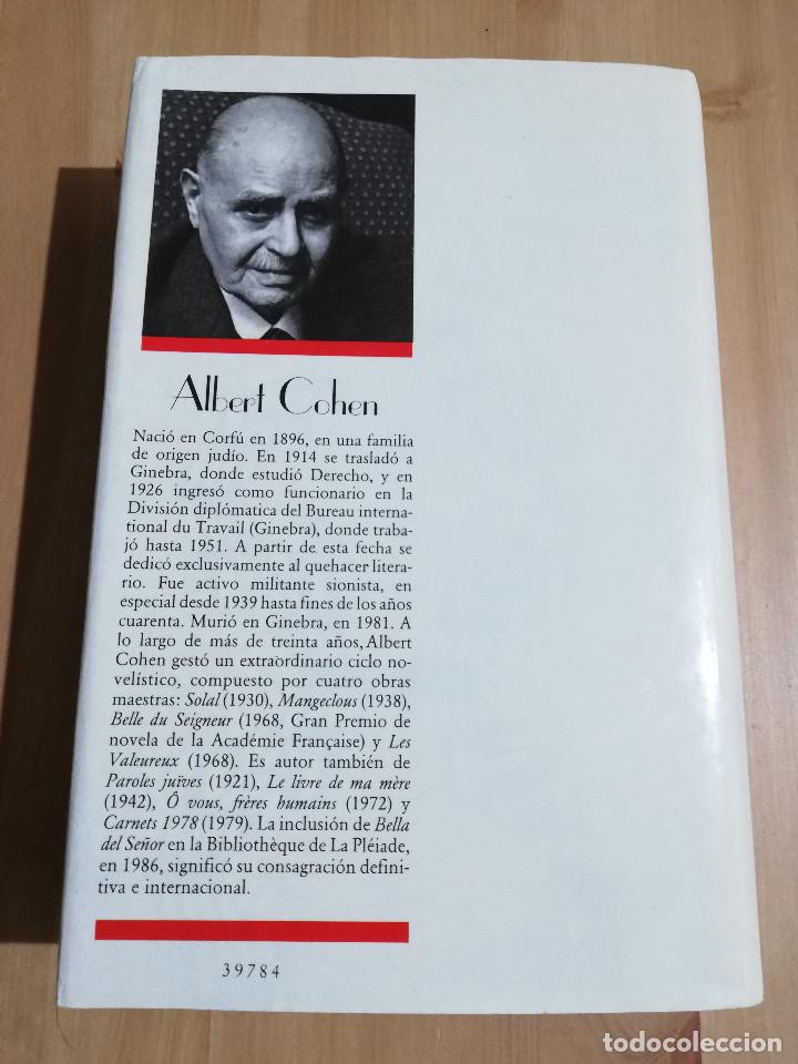 Libros de segunda mano: BELLA DEL SE&Ntilde;OR (ALBERT COHEN) - Foto 3
