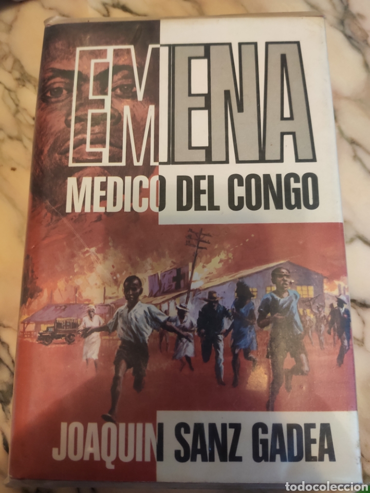 Libri di seconda mano: Emena. M&eacute;dico en el Congo. Joaqu&iacute;n Sanz Gadea. Dedicatoria firma del Autor. ASM