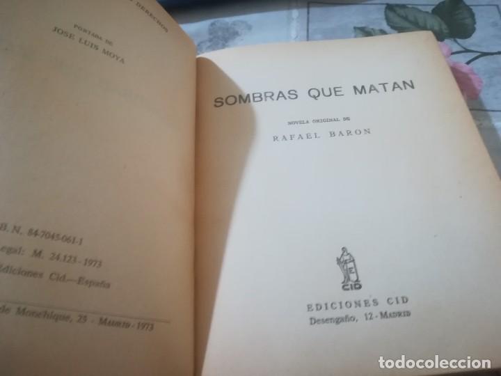 Libros de segunda mano: Sombras que matan - Rafael Bar&oacute;n - Foto 3