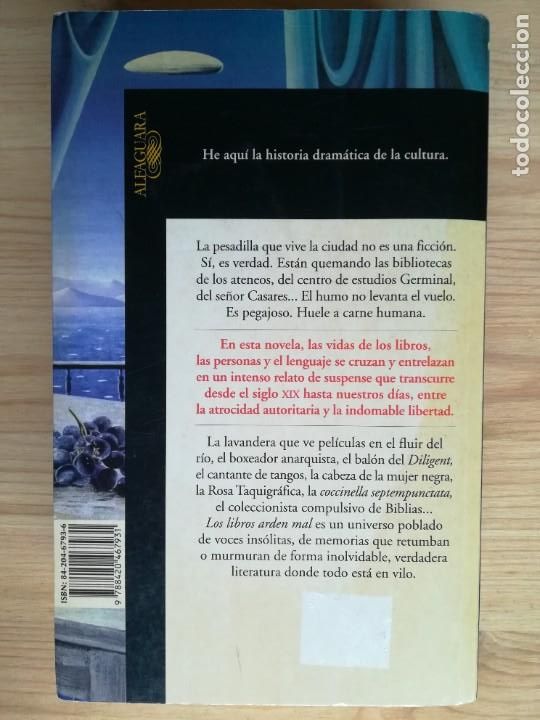 Libros de segunda mano: Los libros arden mal. Manuel Rivas - Foto 2