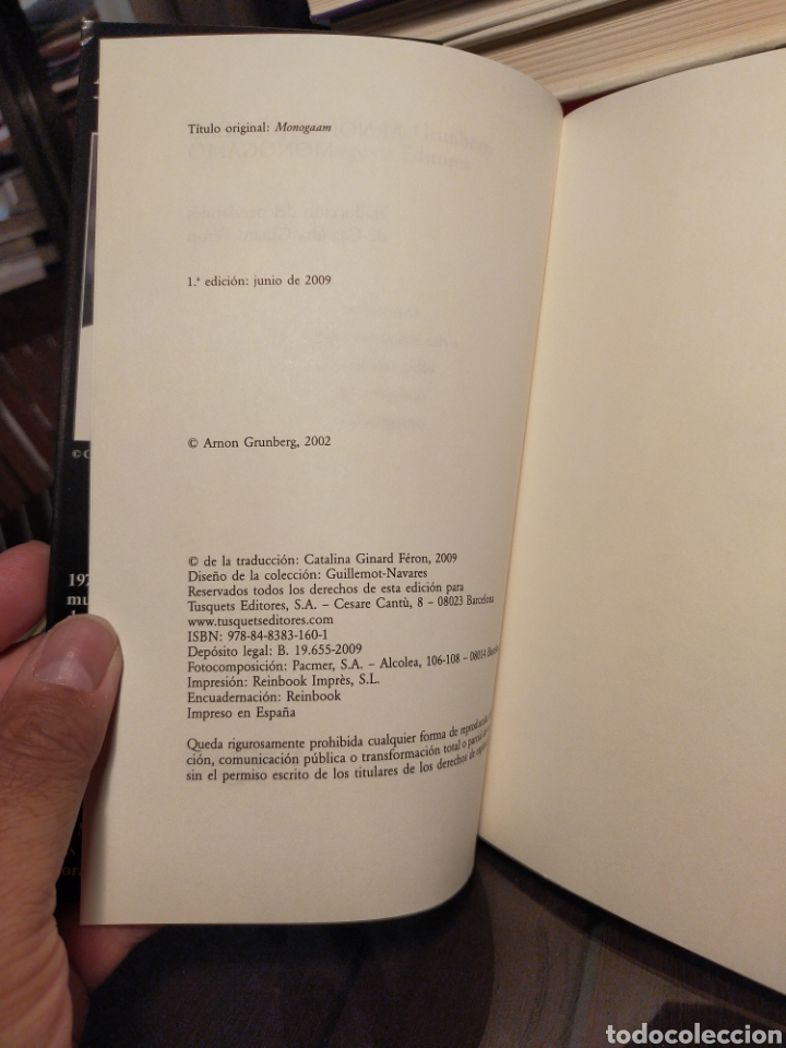 Libros de segunda mano: MON&Oacute;GAMO - ARNON GRUNBERG - Foto 4