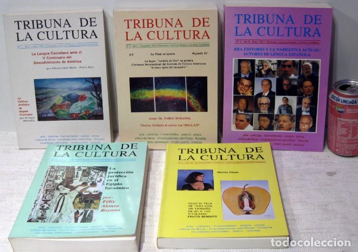 Libros de segunda mano: Lote 5 revistas literarias TRIBUNA DE LA CULTURA, n&uacute;meros 1,2,3,5 y 6.