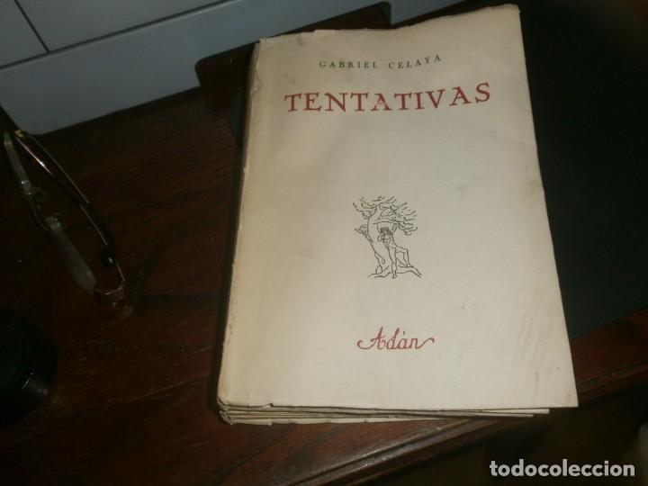 Libros de segunda mano: Tentativas Gabriel Celaya Ad&aacute;n ediciones 1946 468 pg. medida 21 X 15 cm.