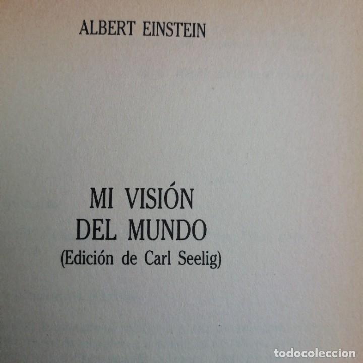 Libros de segunda mano: Libro de ALBERT EINSTEIN MI VISION DEL MUNDO - Foto 2
