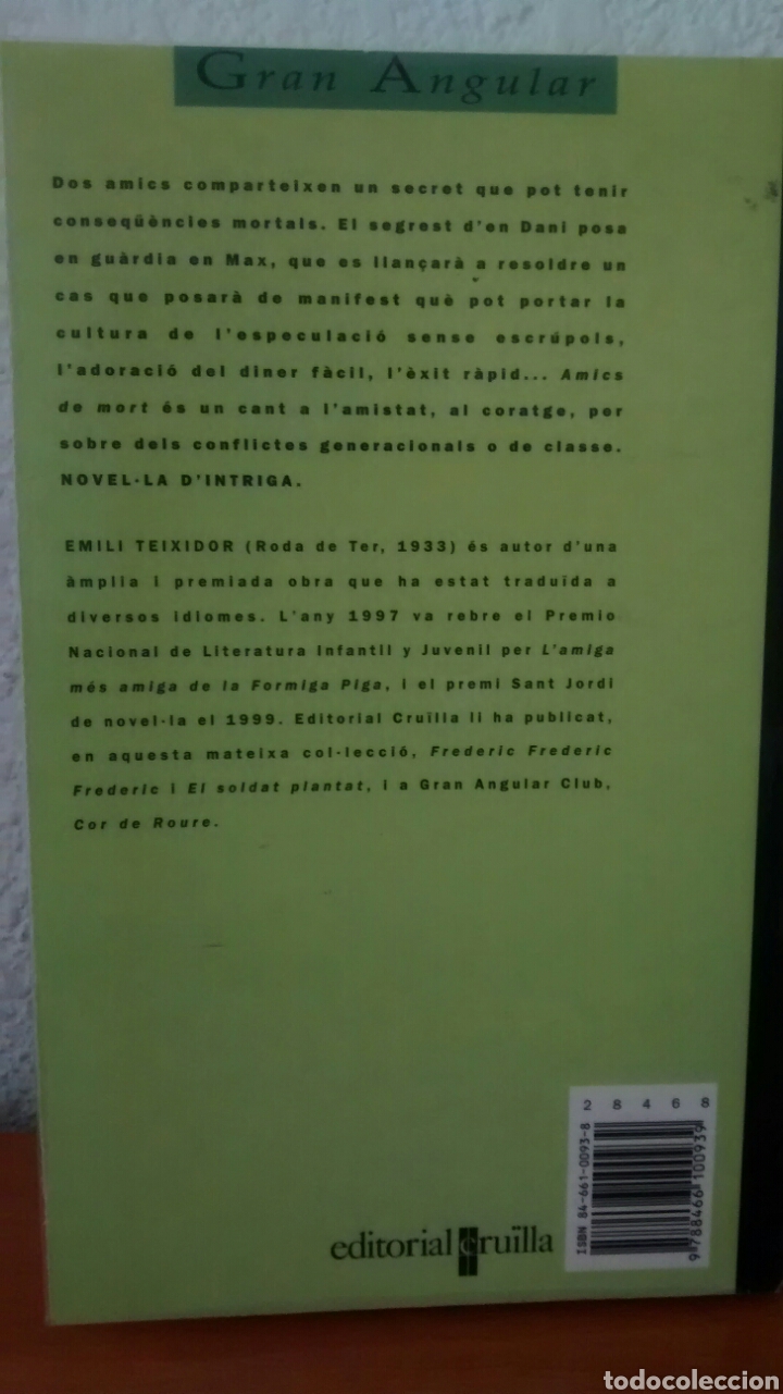 Libros de segunda mano: AMICS DE MORT DE EMILI TEIXIDOR (GRAN ANGULAR) - Foto 2