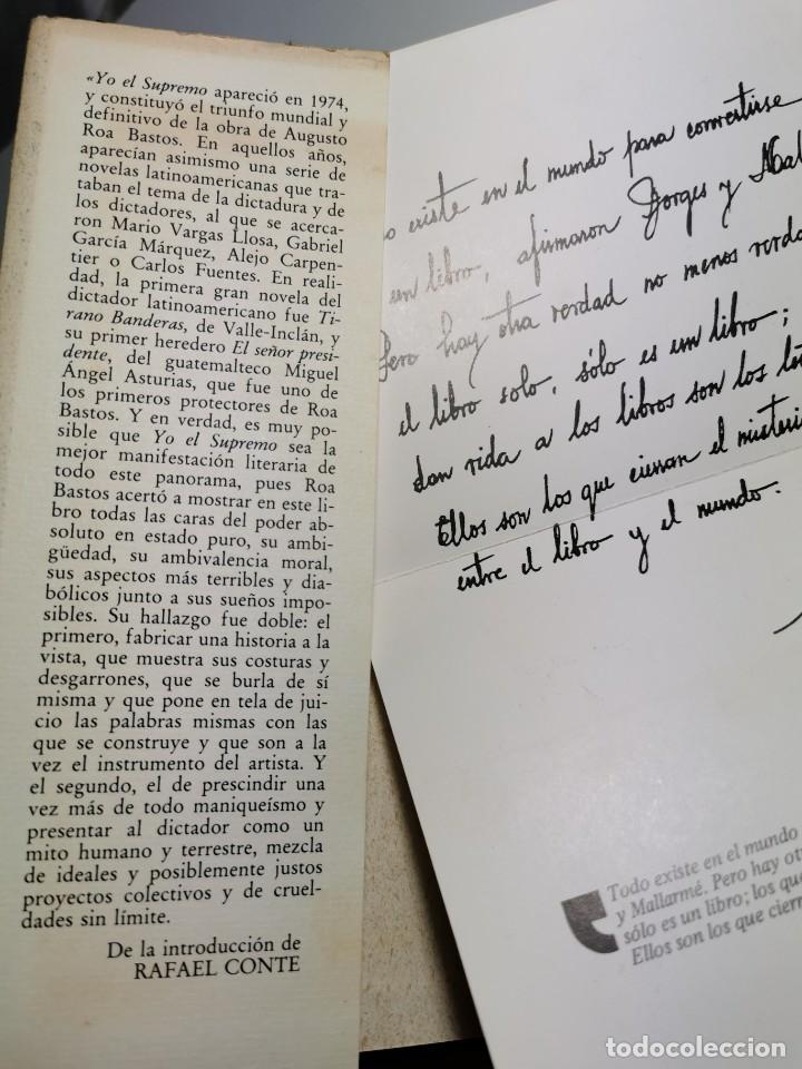 Libros de segunda mano: YO EL SUPREMO (AUGUSTO ROA BASTOS) - Foto 2
