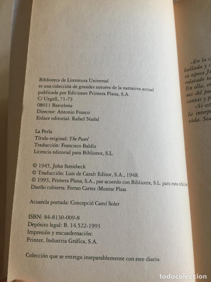 Libros de segunda mano: La perla - John Steinbeck - Foto 3