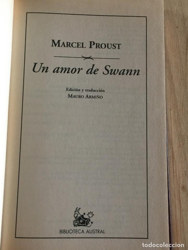 Libros de segunda mano: Un amor de Swann - Marcel Proust - Foto 3