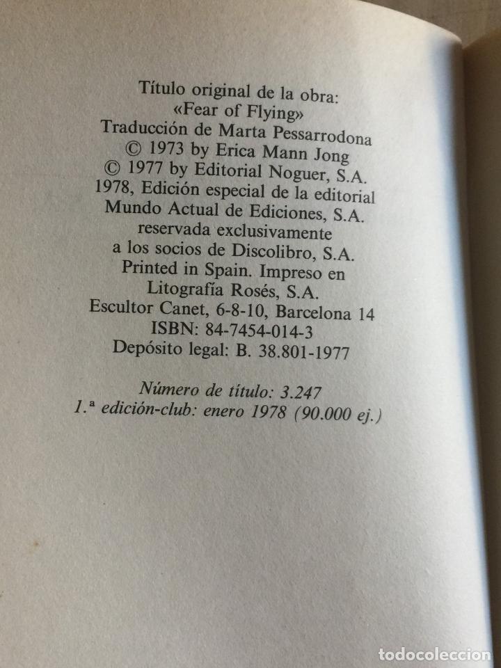 Libros de segunda mano: Miedo a volar - Erica Jong - Foto 5