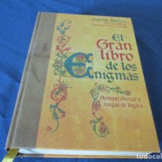 Libros de segunda mano: EL GRAN LIBRO DE LOS ENIGMAS / FABRICE MAZZA / ROMPECABEZAS Y JUEGOS DE LÓGICA. Lote 224957985