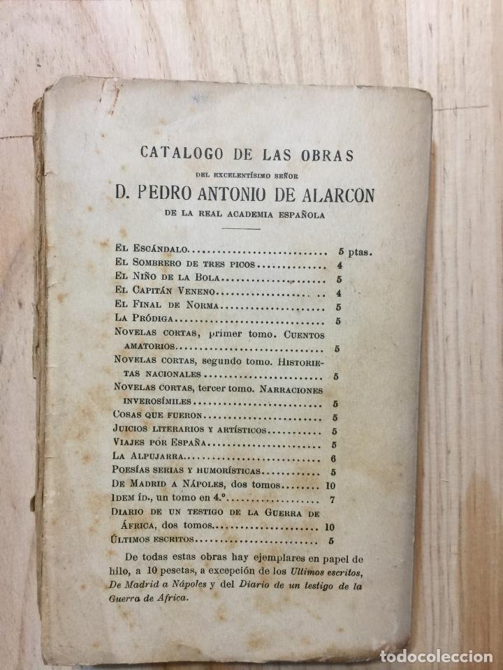 Libros de segunda mano: El final de norma - Pedro A. de Alarc&oacute;n - Foto 2