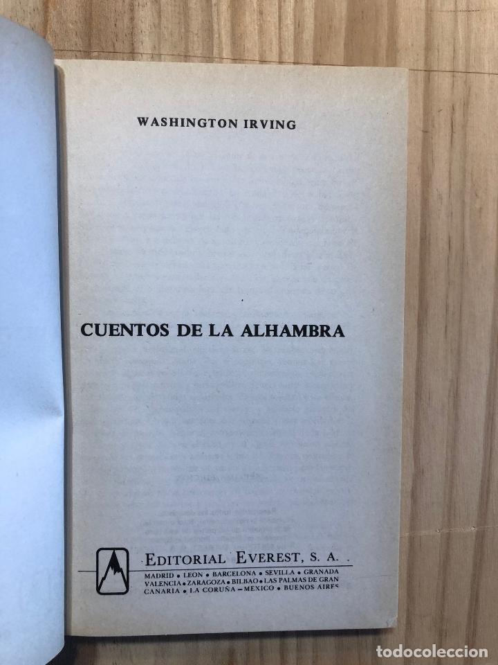 Libros de segunda mano: Cuentos de la Alhambra - Washington Irving - Foto 2