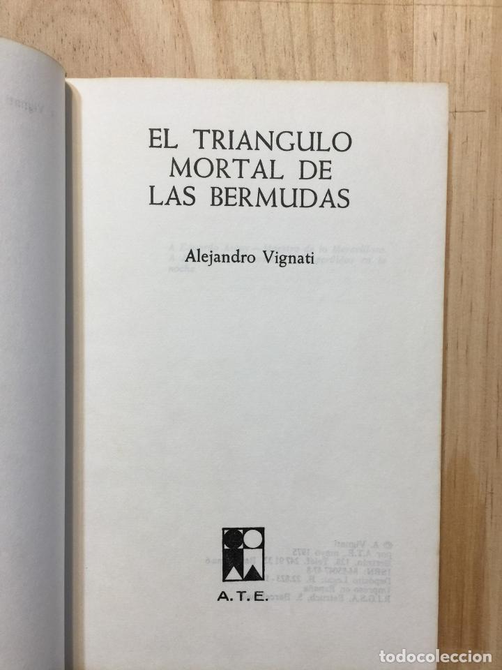 Libros de segunda mano: El tri&aacute;ngulo mortal de las Bermudas - Alejandro Vignati - Foto 3