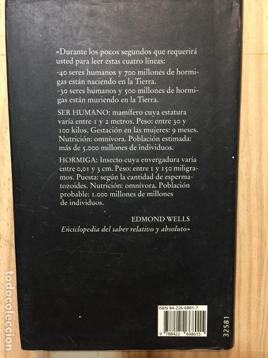 Libros de segunda mano: Las hormigas - Bernard Werber - Foto 2