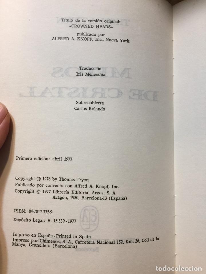 Libros de segunda mano: MITOS DE CRISTAL - Thomas Tryon - Foto 3