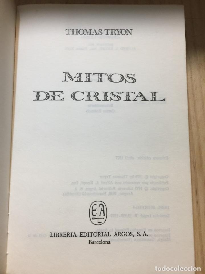 Libros de segunda mano: MITOS DE CRISTAL - Thomas Tryon - Foto 4