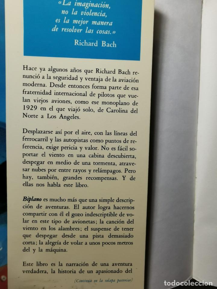 Libros de segunda mano: BIPLANO (RICHARD BACH) - Foto 2