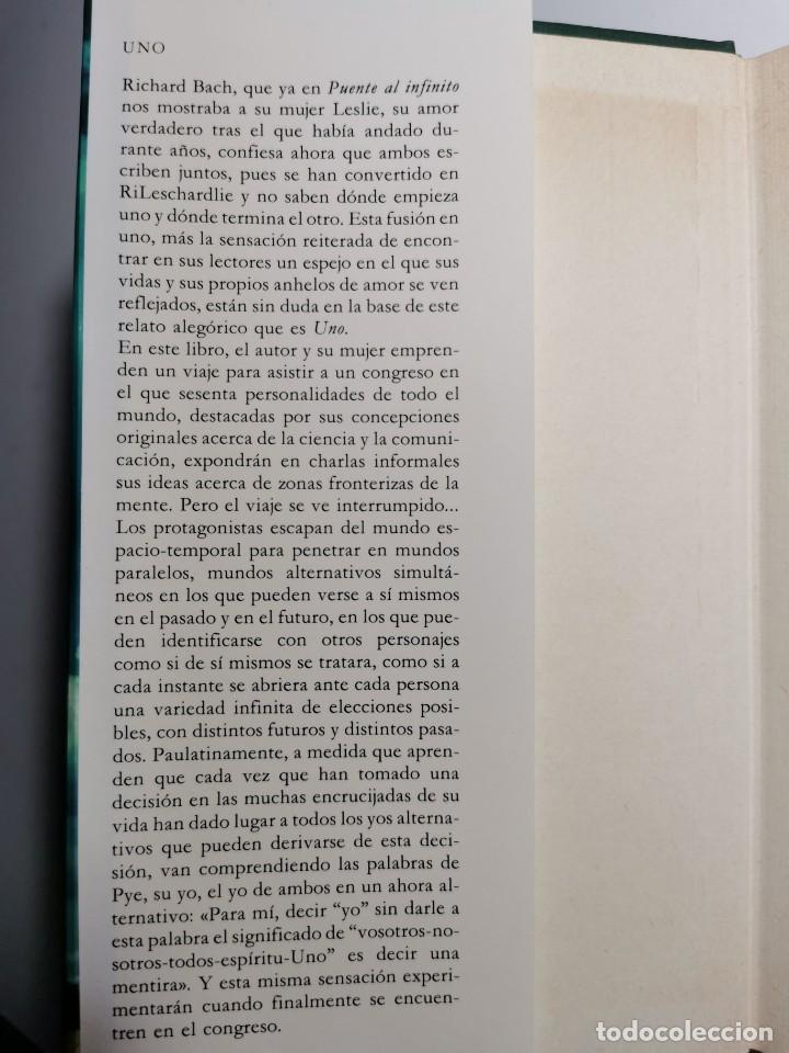Libros de segunda mano: UNO (RICHARD BACH) - Foto 2