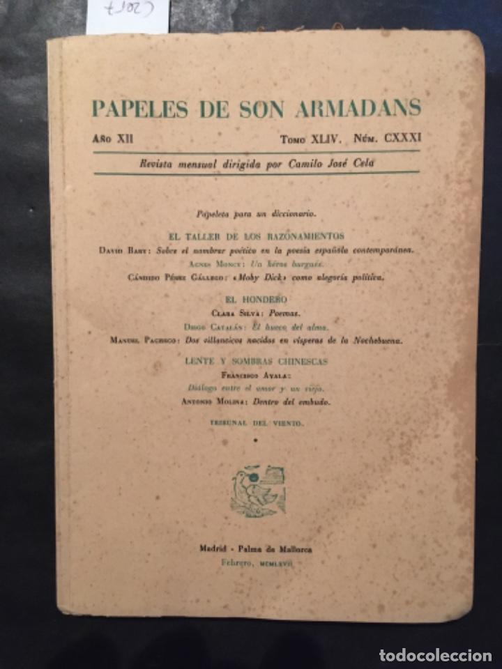 Libros de segunda mano: PAPELES DE SON ARMADANS, A&Ntilde;O XII, TOMO XLIV, NUMERO CXXXI, FEBRERO 1967
