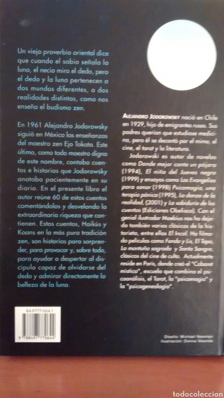 Libros de segunda mano: EL DEDO Y LA LUNA DE ALEJANDRO JODOROWSKY (OBELISCO) - Foto 2