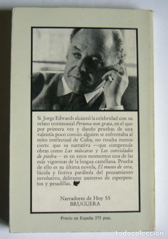 Libros de segunda mano: EL MUSEO DE CERA - JORGE EDWARDS - Foto 2