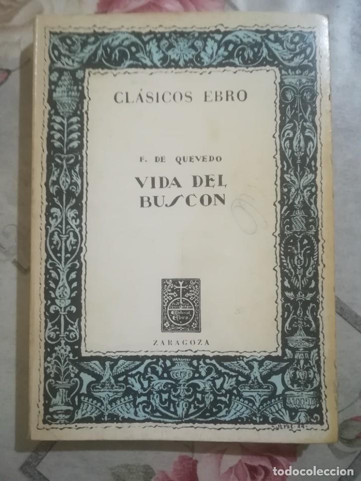 Libros de segunda mano: Vida del Busc&oacute;n - F. de Quevedo - Foto 1