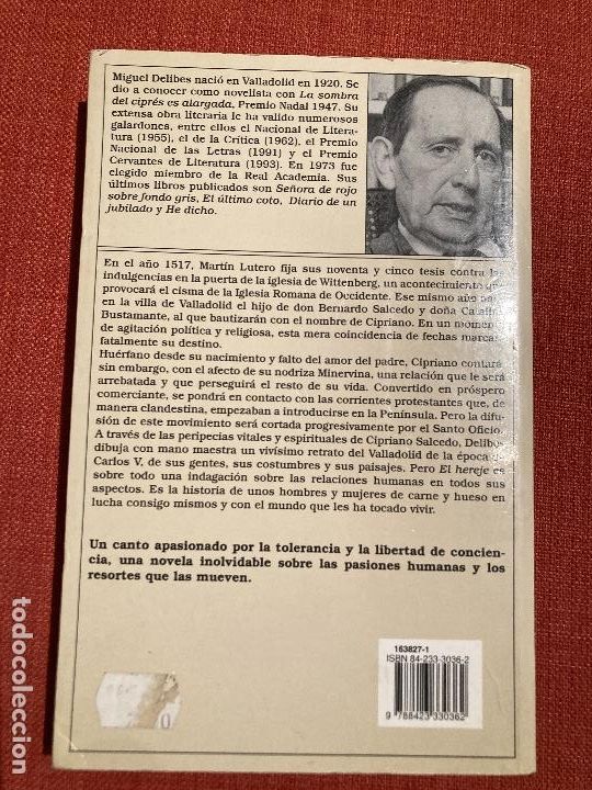 Libros de segunda mano: El hereje &ndash; Miguel Delibes - Foto 2