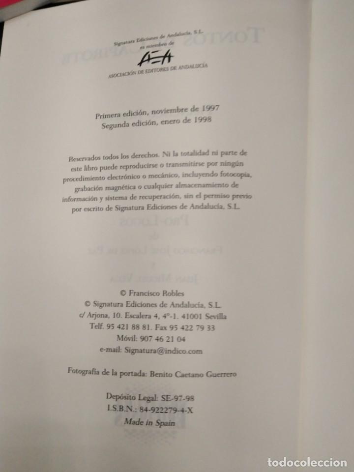 Libros de segunda mano: TONTOS DE CAPIROTE. FRANCISCO ROBLES - Foto 2