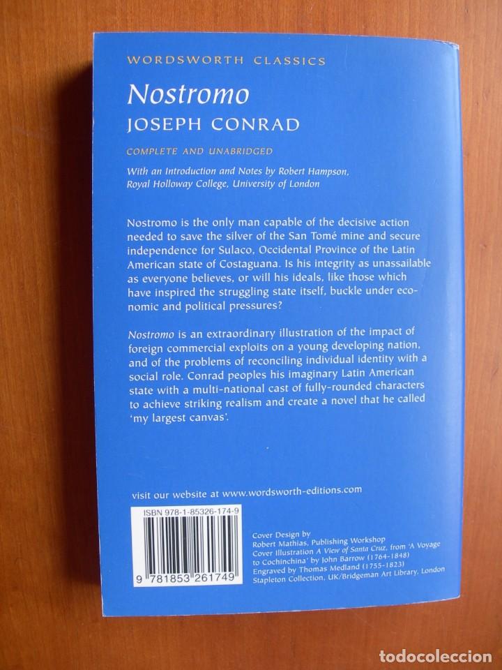 Libros de segunda mano: NOSTROMO / JOSEPH CONRAD / EN INGL&Eacute;S - Foto 2