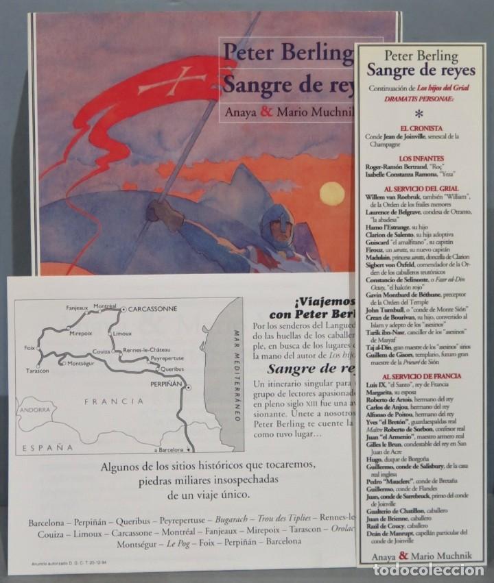 Libros de segunda mano: 1995.- SANGRE DE REYES. BERLING - Foto 1