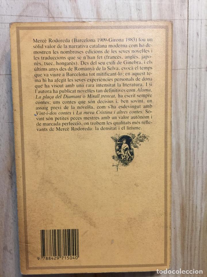 Libros de segunda mano: Tots els contes - Merc&egrave; Rodoreda - Foto 2