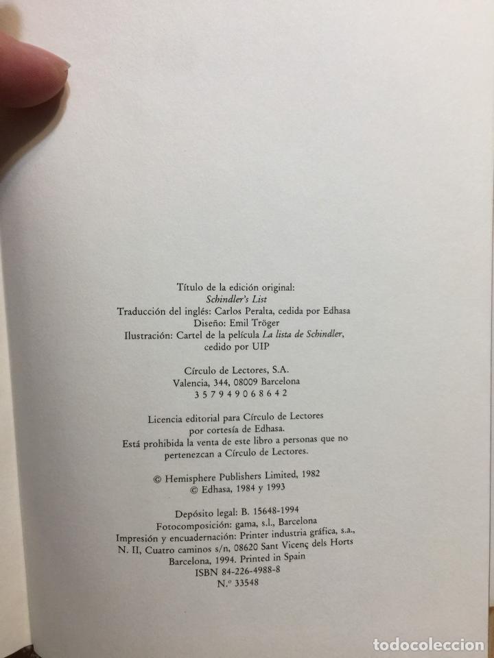 Libros de segunda mano: El arca de Schindler - Thomas Keneally - Foto 3