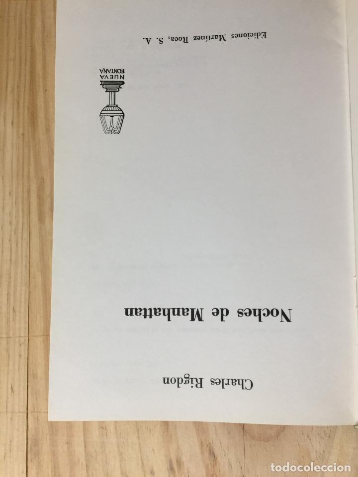 Libros de segunda mano: Noches de Manhattan - Charles Rigdon - Foto 2