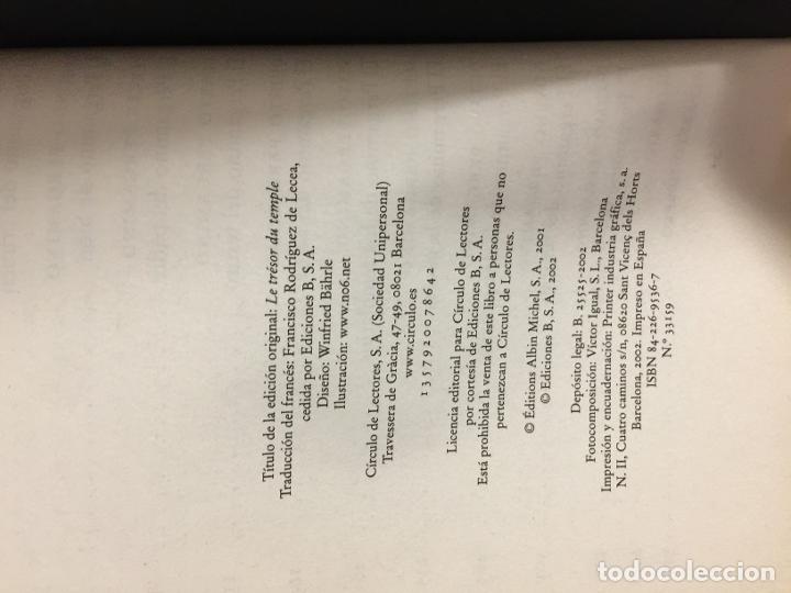 Libros de segunda mano: El tesoro del templo - Eliette Ab&eacute;cassis - Foto 3